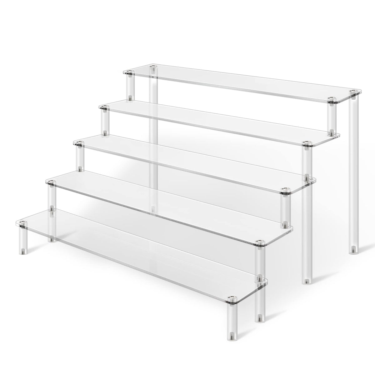 KALYLOC 5 Tier Acrylic Risers Display Stand Clear Display Dessert - Image 1