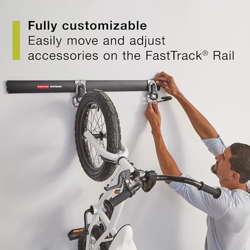 Rubbermaid Fasttrack Wall Mounted Storage and Organization - Image 6