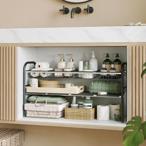 Under Sink Organizers and Storage,Expandable under cabinet - Image 6