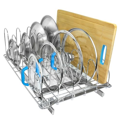 LYNK PROFESSIONAL® Pull Out Pot and Pan Lid Organizer - Image 2