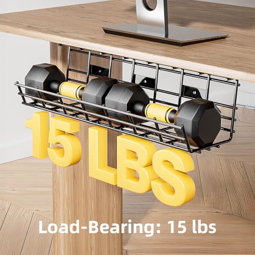 2 Pack DELAMU Under Desk Cable Management Tray, Larg | All Products - Image 6