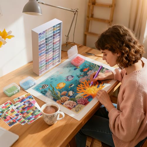 Diamond Art Storage Containers Trays, 45 Pcs - Image 3