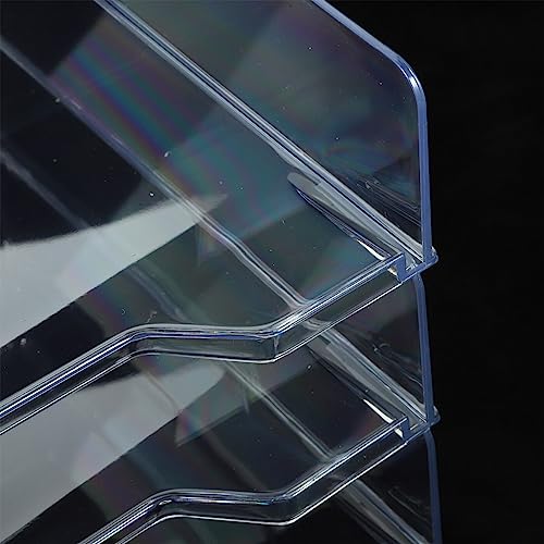 3 Tier Acrylic Stackable Letter Tray Clear Acrylic Tray Document - Image 5
