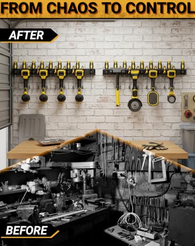 2 Pack Drill Holder Wall Mount, Cordless Power Tool | Garage Storage - Image 6