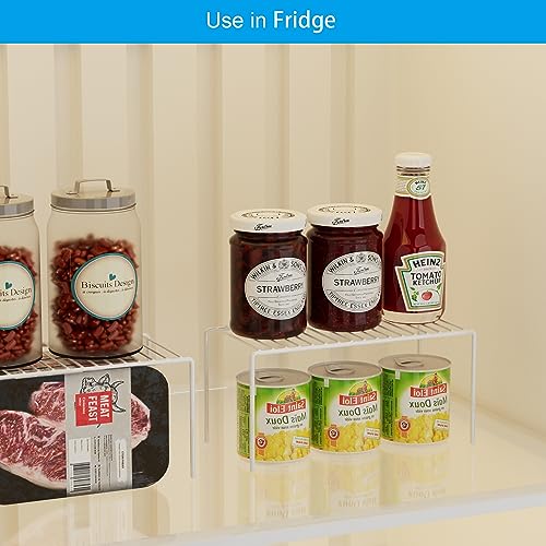 iPEGTOP Set of 6 Kitchen Cupboard Organiser Shelf, Small Size - Image 4