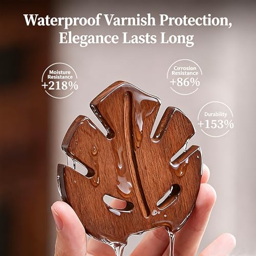 Tree Trivet Set, 7-Piece Wooden Trivet for Hot Dishes - Image 5
