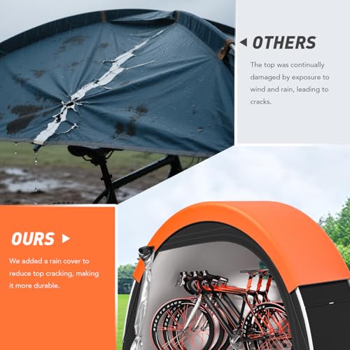 Upgraded Bike Tent with Rain Cover, Outdoor Storage Shed - Image 6