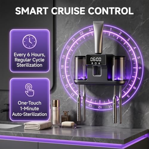 Smart Toothbrush Holder with Automatic Toothpaste Dispenser - Image 6