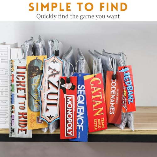 Board Game Storage Kit with 12 Sets of Zipper Pouch Bags - Image 5