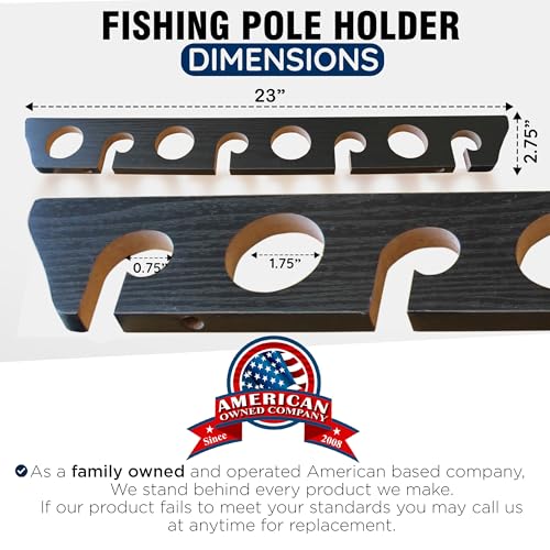 Rush Creek Creations 8-Rod Engineered Wood Fishing Rod - Image 3