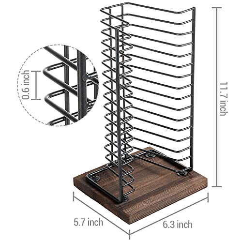 MyGift CD Storage Rack, 15 Disc Jewel Case Holder - Image 6