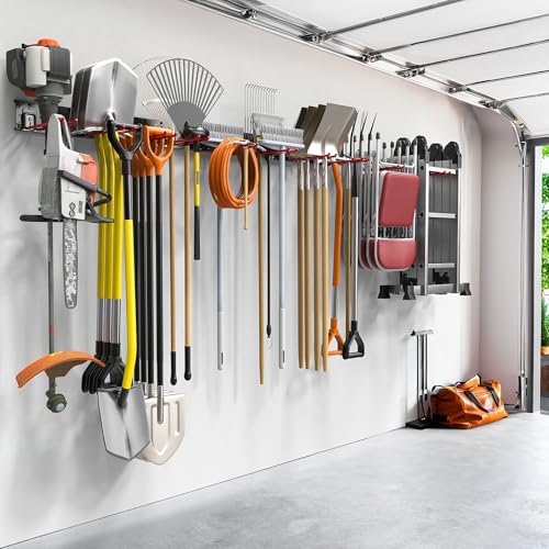 TORACK Garden Tool Organizer Wall Mounted, Folding Chair - Image 3