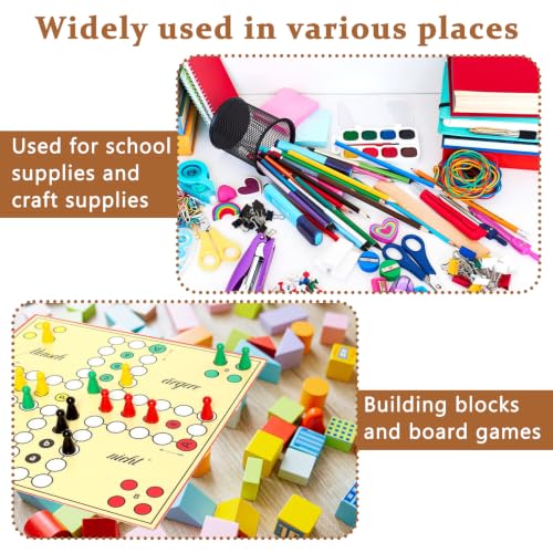 FMOACEN 4 Pcs Board Game Storage Stackable Organizer Box - Image 7