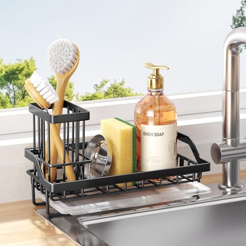 Consumest Sponge Holder for Kitchen Sink - Kitchen Sink Caddy - Image 2