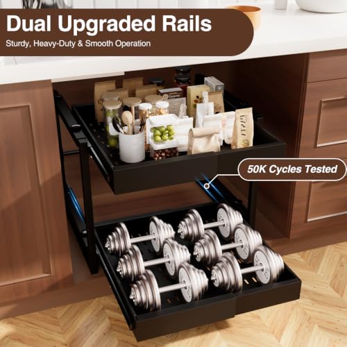 2-Tier Expandable Pull out Cabinet | Home Organization - Image 5