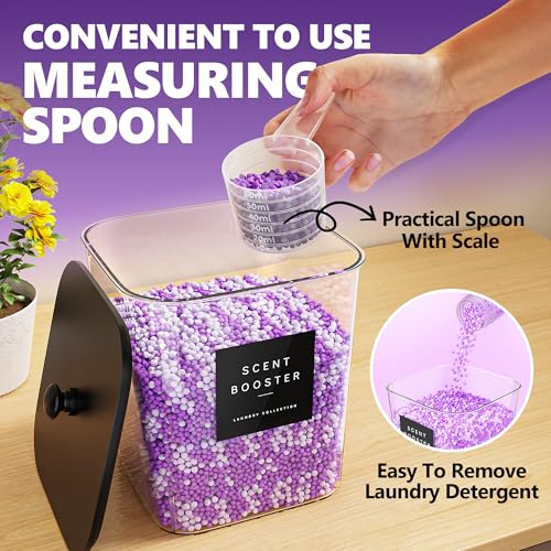 Moforoco 3 Pcs Laundry Pods Container, Clear Laundry Room - Image 5