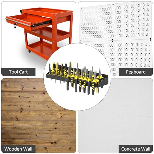 UNITEDPOWER Pliers Holder, Wall Mount Storage Rack | Home Organization - Image 7