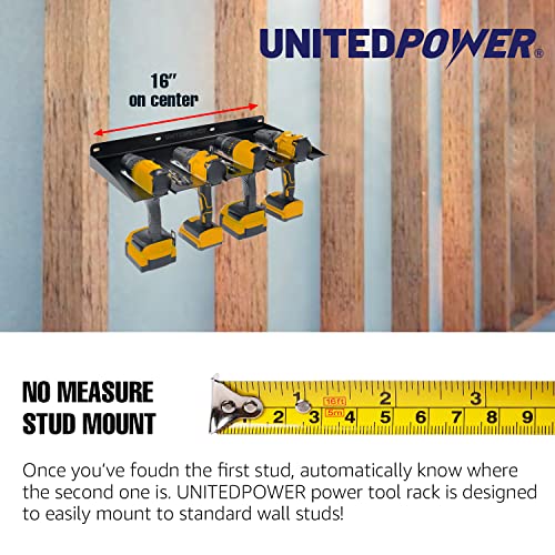 UNITEDPOWER Electric Drill Storage Rack, Holds 4 Drills - Image 6