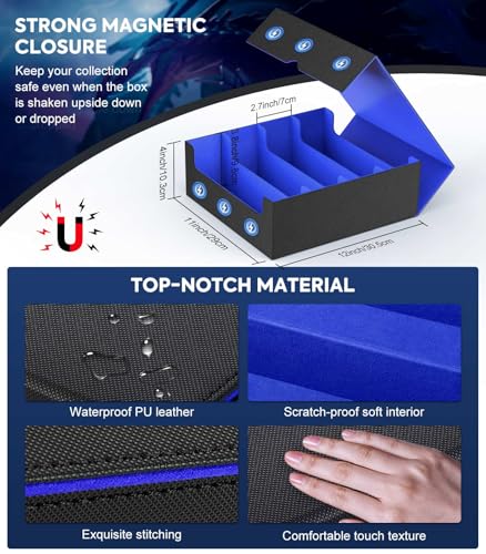 MoKo Trading Card Storage Box for MTG, 3000+ Card Organizer - Image 7