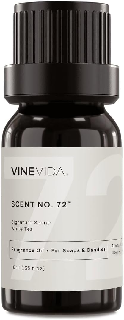 VINEVIDA [0.33oz] Scent No.72 Fragrance Oil for Candle & Soap Making - Natural Candle Scents Made in USA