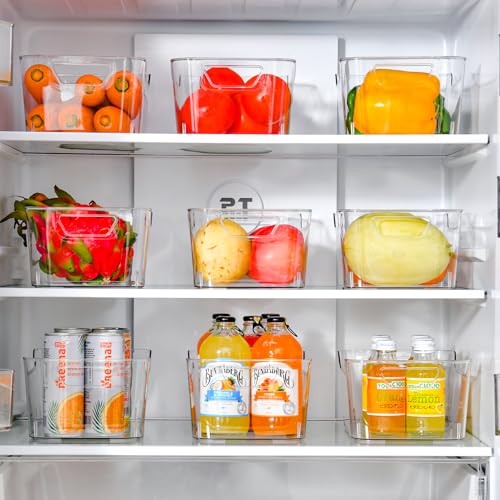 12 Pack Clear Plastic Storage Bins, Pantry Organizer | All Products - Image 4