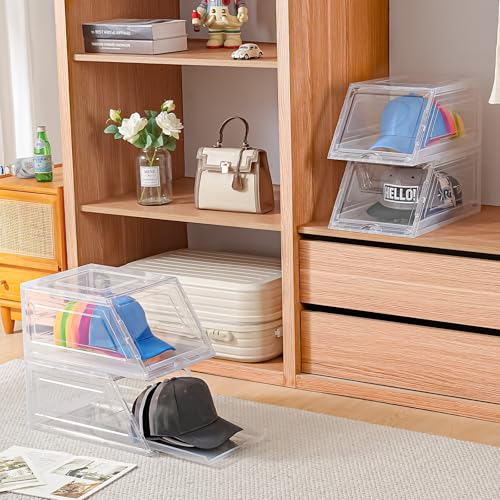 2 Pack Stackable Hat Organizer for Baseball Caps | Home Organization - Image 5