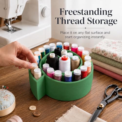 Sewing Thread Spool Holder Organizer – Spiral Design - Image 3
