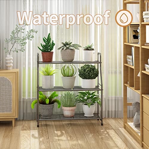 Simple Trending Plant Stand Indoor Outdoor, 3-Tier Metal - Image 6
