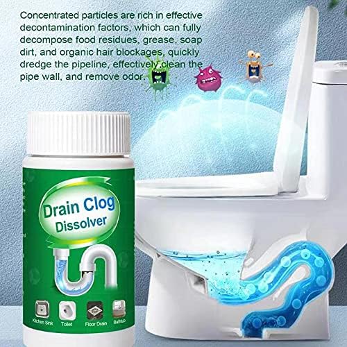 6pcs Pipe Dredge, Bubble Bombs Drain Cleaner, Powerful Sink and Drain Cleaner, Portable Powder Cleaning Tool, Super Clog Remover, Powder Agent for Kitchen Toilet Pipe Dredging
