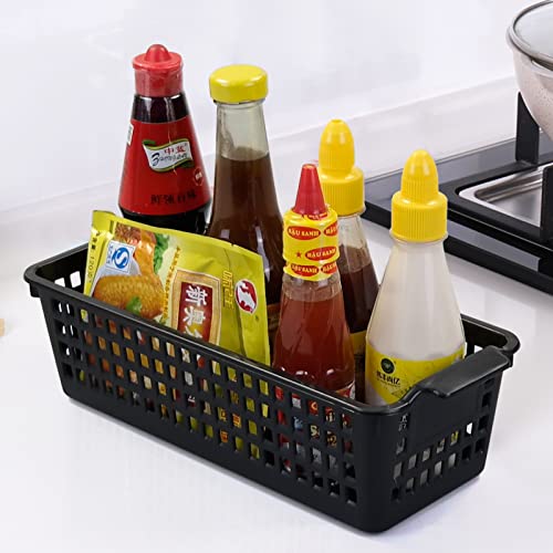 Slim Plastic Basket Storage Basket, 6 Packs - Image 6