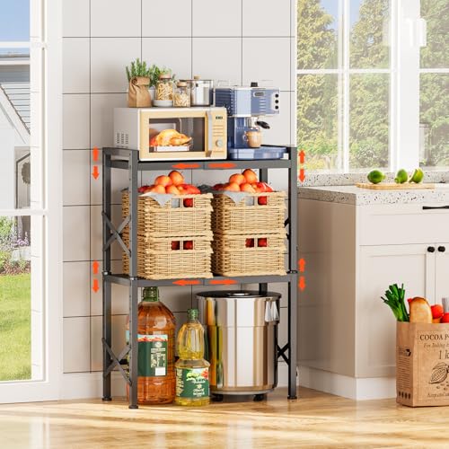 Expandable Pantry Shelves, 17-28 Inch Adjustable Kitchen - Image 6