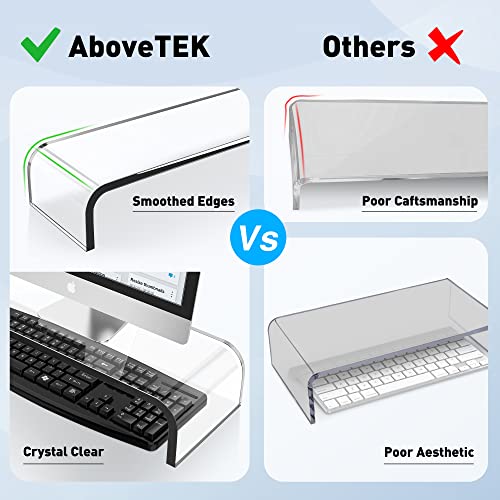 AboveTEK Acrylic Monitor Stand, Premium Large Monito | All Products - Image 6