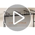 Vertical Bike Stand, Free Standing Bike Rack Garage with 6 Hooks - Image 8