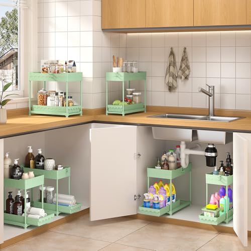 Sevenblue 3-Pack 2-Tier Under Sink Organizers with S | All Products - Image 3
