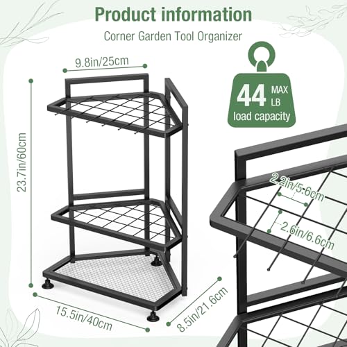 Garden Tool Organizer for Corner,Metal Yard Tool Org | All Products - Image 3