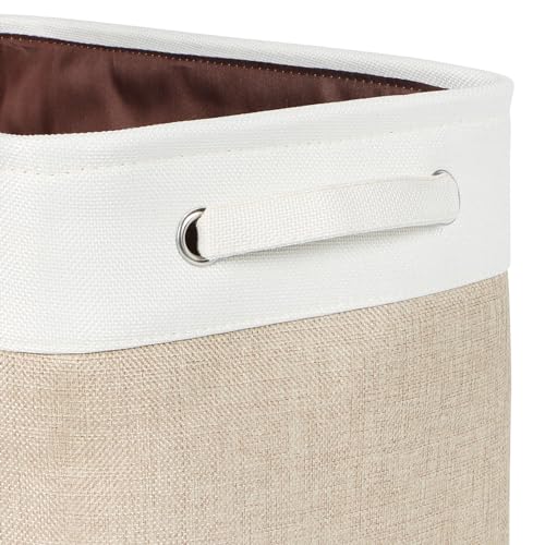 Fabric Storage Bins, 12x10x9.5 Inch Storage Cubes Baskets, 3 Pack - Image 4