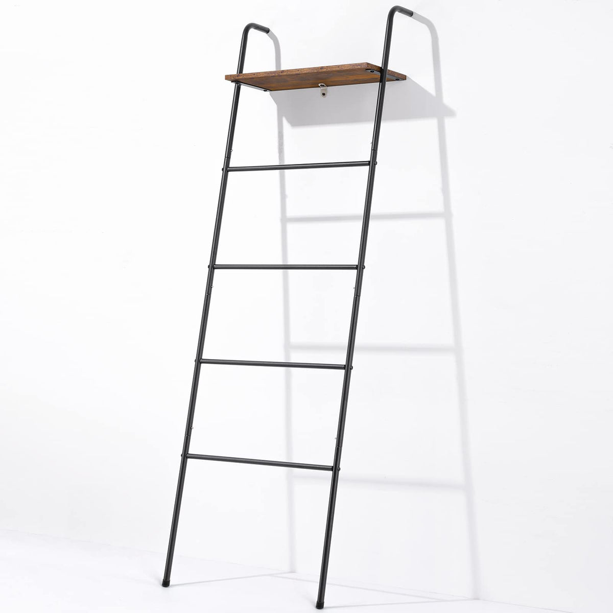 Blanket Ladder for Living Room,5 Layer Wall-Leaning - Image 1