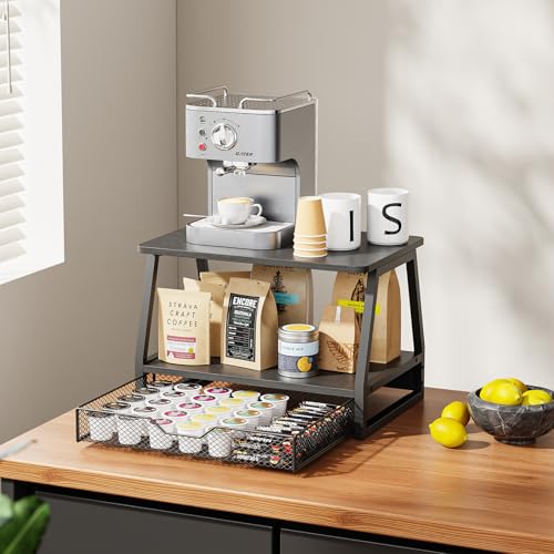 2-Tier Printer Stand with Storage, Desktop Organizer - Image 5