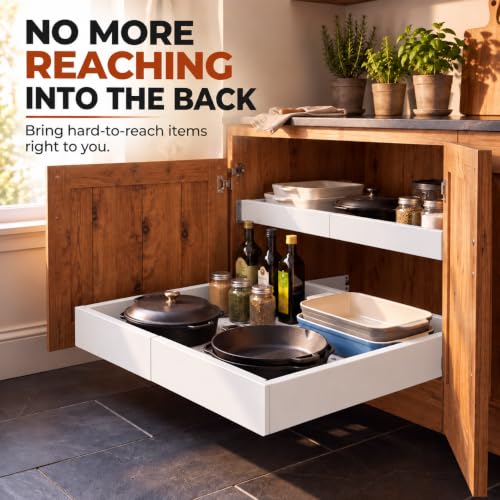 Expandable Pull Out Cabinet Organizer | 4-Way | Home Organization - Image 7