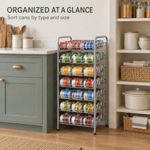 Vrisa Can Organizer for Pantry Soda Can Storage Dispenser Holder - Image 7