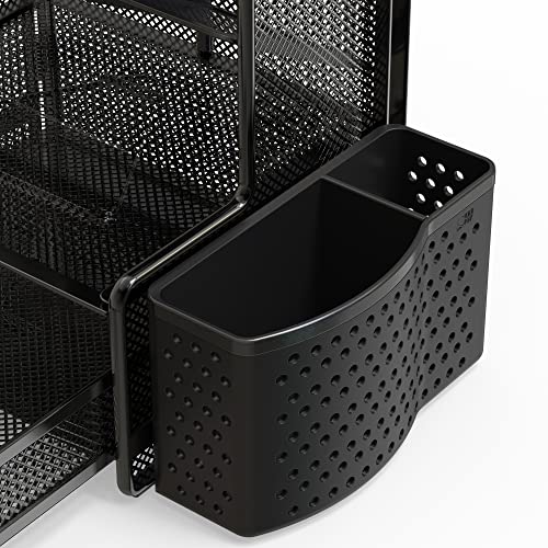 Simple Houseware SHW 6-Compartment Desktop Organizer with Drawer - Image 5
