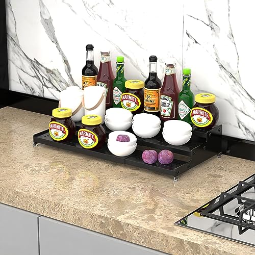 Jojocross Metal Spice Rack Organizer for Cabinet, 3 Tier - Image 3
