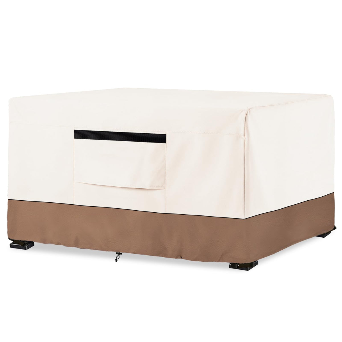 Fire Pit Cover,Outdoor Heavy Duty 600D 100% Waterproof Fire Pit - Image 1