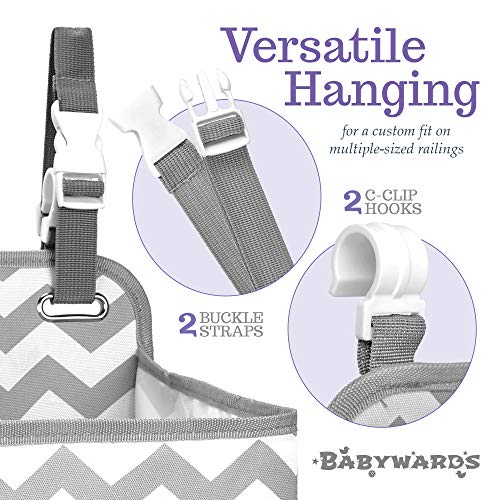 Hanging Diaper Caddy Organizer - Large Nursery Storage - Image 5