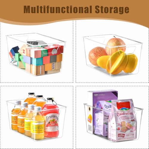 Freebat 12 Pack Pantry Organization and Storage,Clear Plastic - Image 4