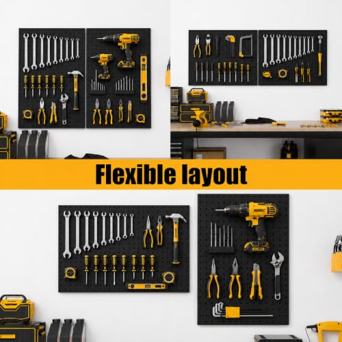 Pegboard and Hook Kit – 2 XL Panels and Hooks for Tools, Garage - Image 7