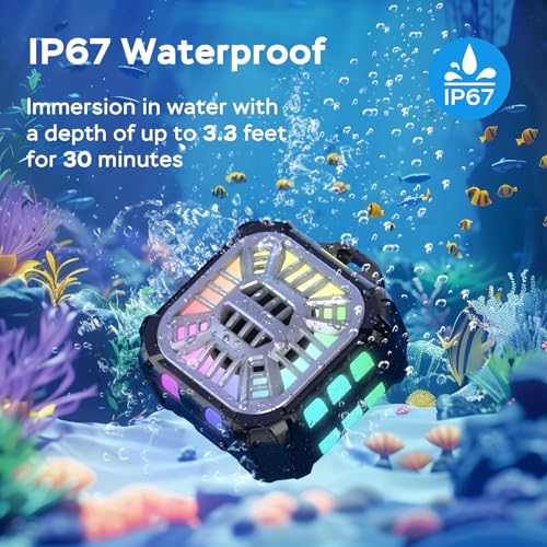 INSMY Shower Speaker IP67 Waterproof Bluetooth Speakers, Portable - Image 3