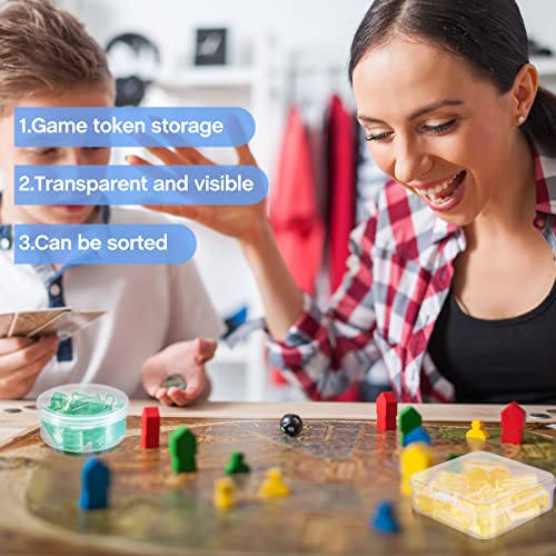 32 Pcs Clear Game Tokens Storage Containers - Image 6