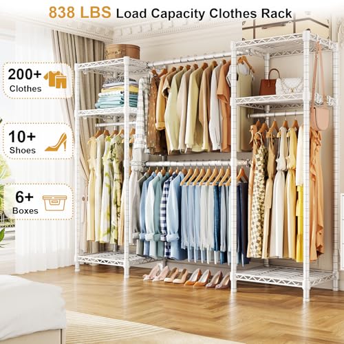 E7 Heavy Duty Garment Rack, Metal Clothing Racks | Laundry & Clothing - Image 5