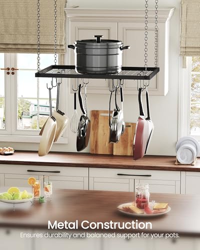CHOEZON Hanging Pot Rack, Ceiling Mounted Pot Hanger for Kitchen - Image 3
